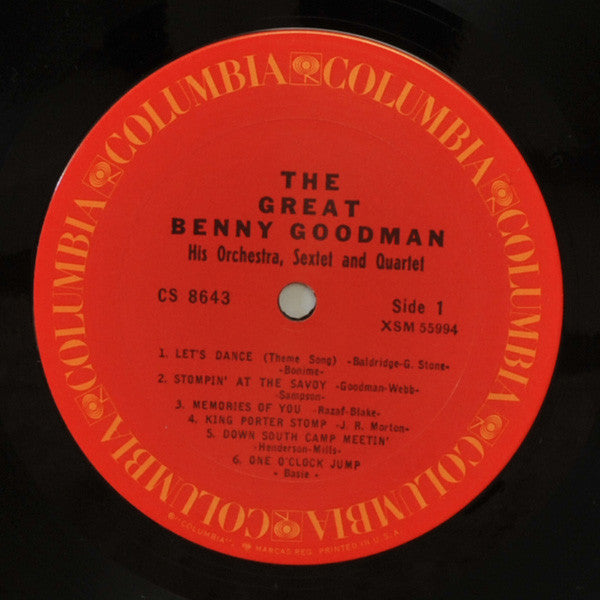 Benny Goodman, His Orchestra*, Quartet* And Sextet* : The Great Benny Goodman (LP, Comp)