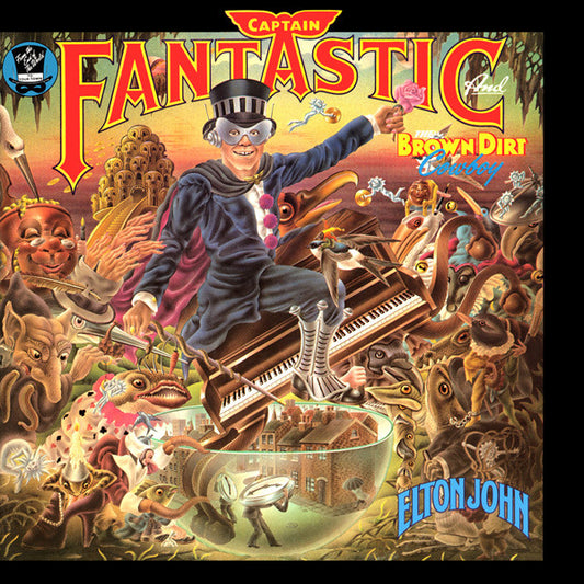 Elton John : Captain Fantastic And The Brown Dirt Cowboy (LP, Album, Glo)