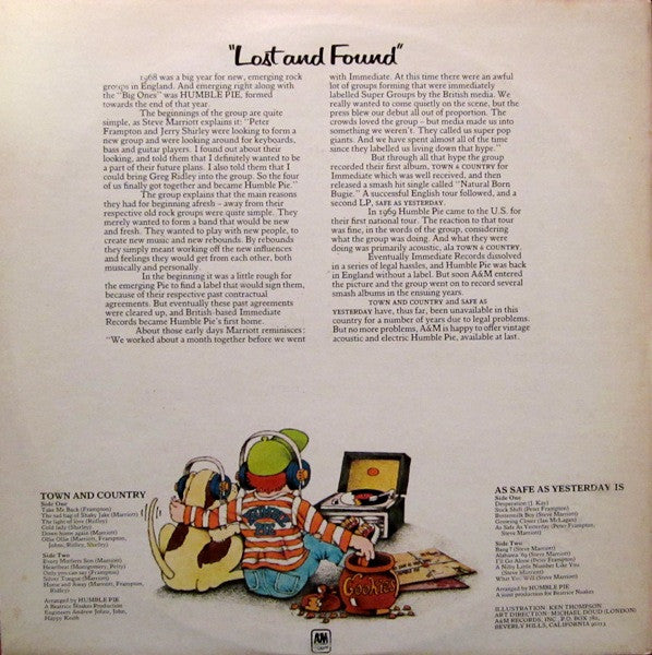 Humble Pie : Lost And Found (2xLP, Comp, Pit)