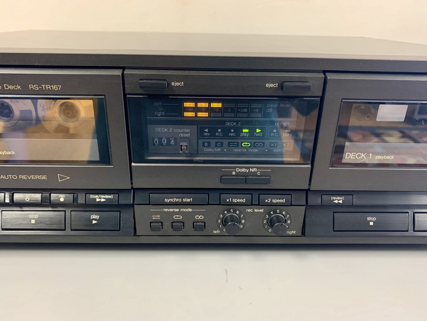 Technics RS-TR167 Double Cassette Deck