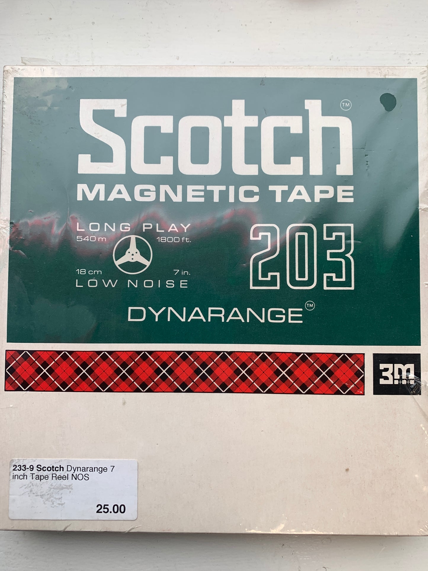 Scotch Dynarange 7 Inch Reel Tape SEALED