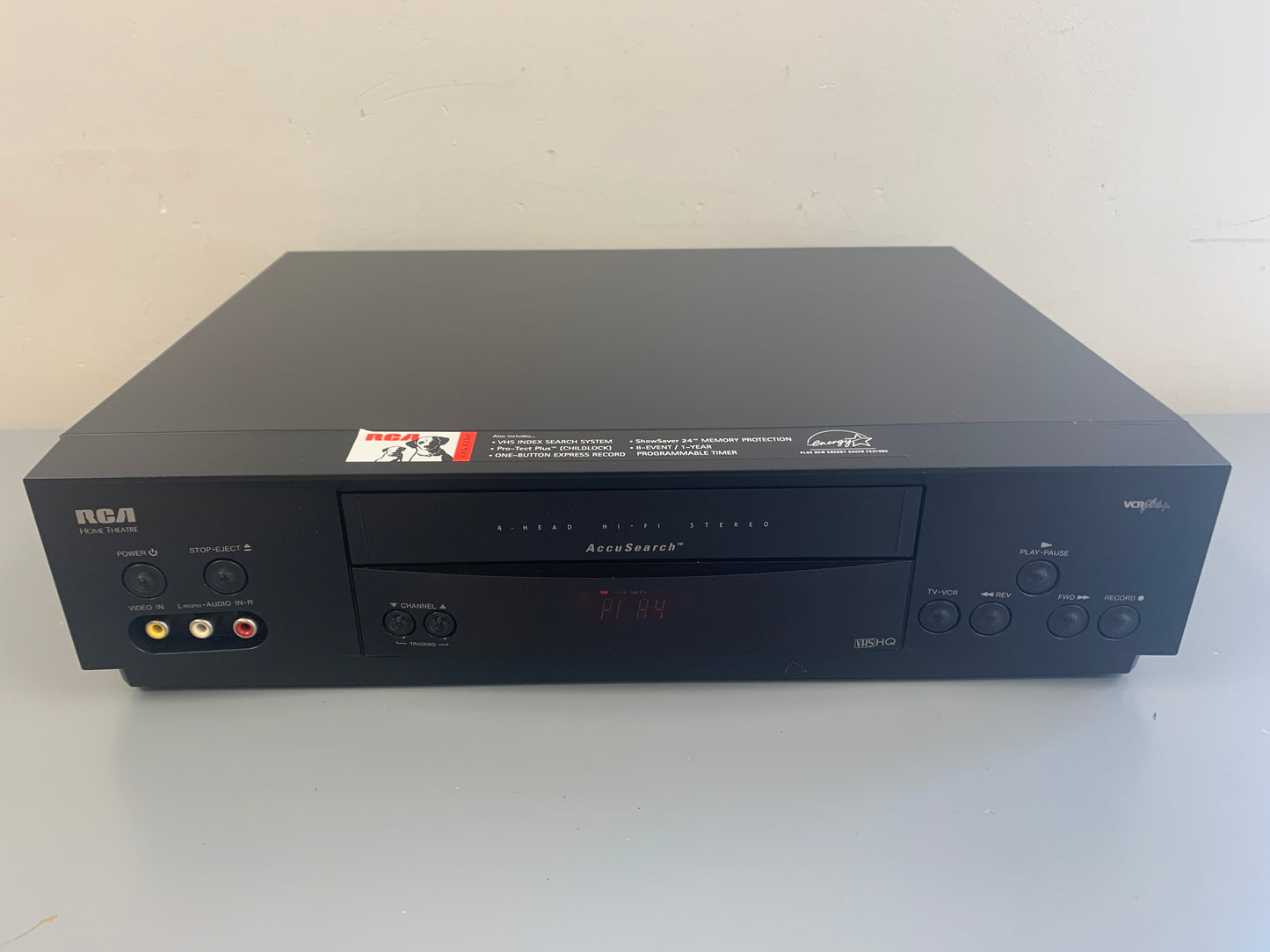 RCA VR622HF 4-Head Hi-Fi VCR