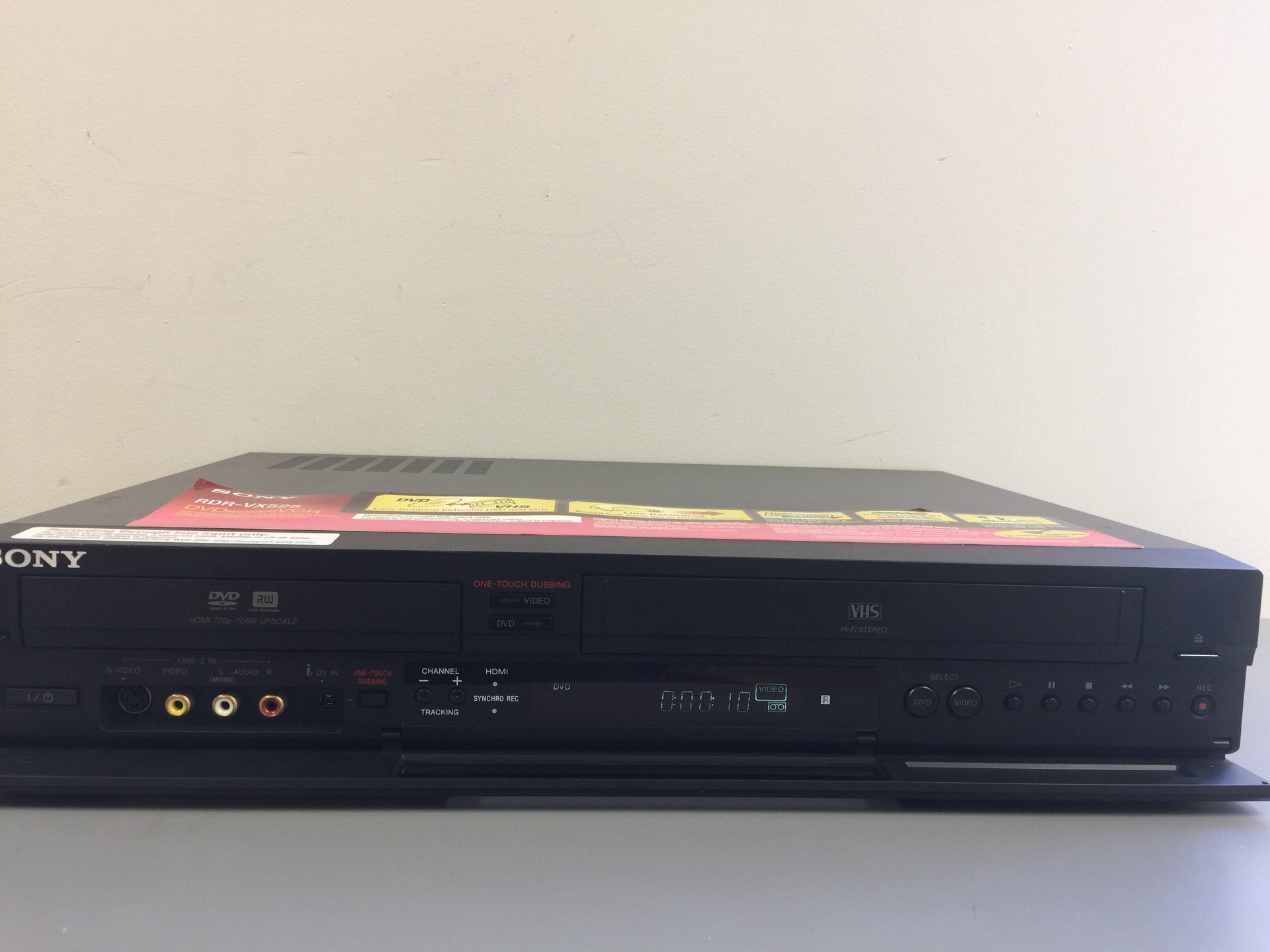 Sony RDR VX525 outlet Player