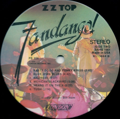 ZZ Top : Fandango! (LP, Album, Club)