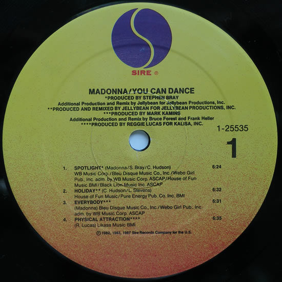 Madonna : You Can Dance (LP, Comp, Mixed, Spe)