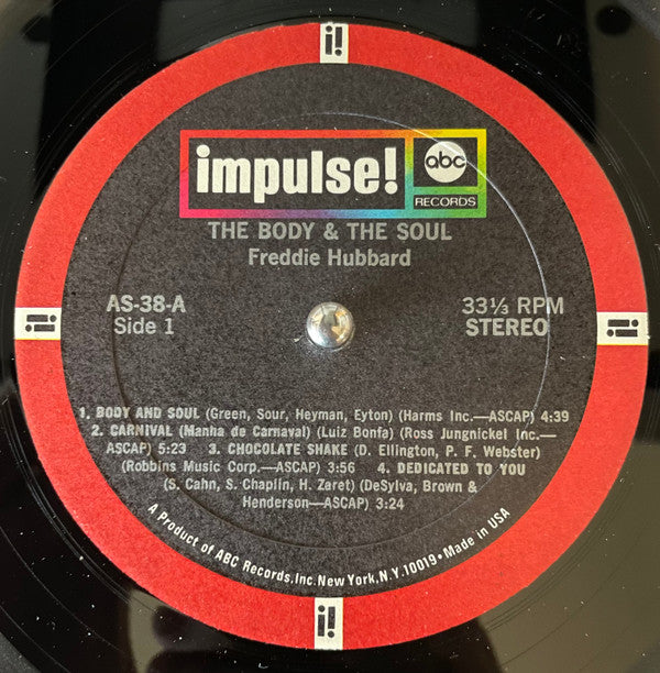 Freddie Hubbard : The Body & The Soul (LP, Album, RE)