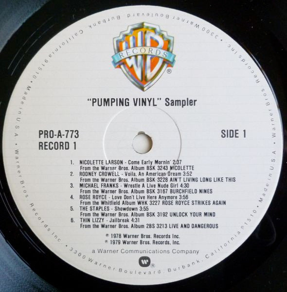 Various : Pumping Vinyl (2xLP, Smplr)