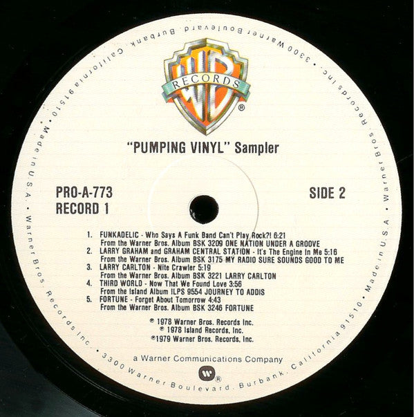 Various : Pumping Vinyl (2xLP, Smplr)