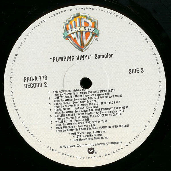 Various : Pumping Vinyl (2xLP, Smplr)