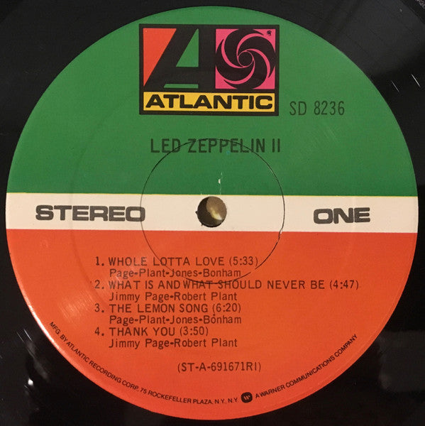 Led Zeppelin : Led Zeppelin II (LP, Album, RP, Gat)