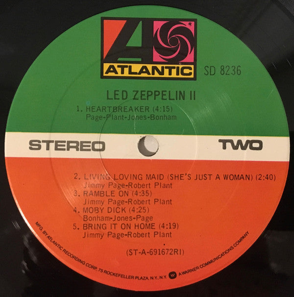 Led Zeppelin : Led Zeppelin II (LP, Album, RP, Gat)