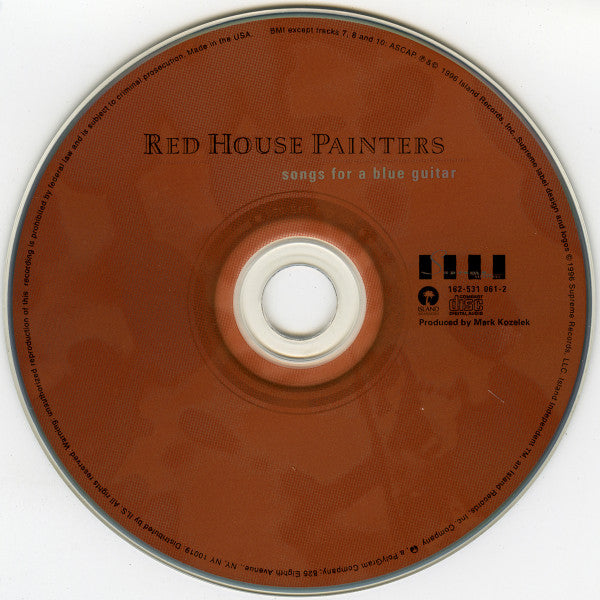 Red House Painters : Songs For A Blue Guitar (CD, Album, PMD)