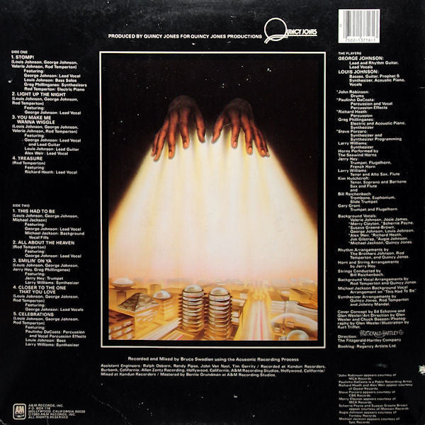 The Brothers Johnson* : Light Up The Night (LP, Album, Ter)