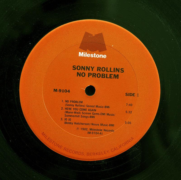 Sonny Rollins : No Problem (LP, Album)