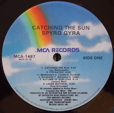 Spyro Gyra : Catching The Sun (LP, Album, RE)