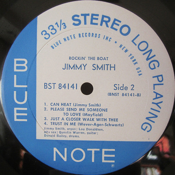 The Incredible Jimmy Smith* : Rockin' The Boat (LP, Album)