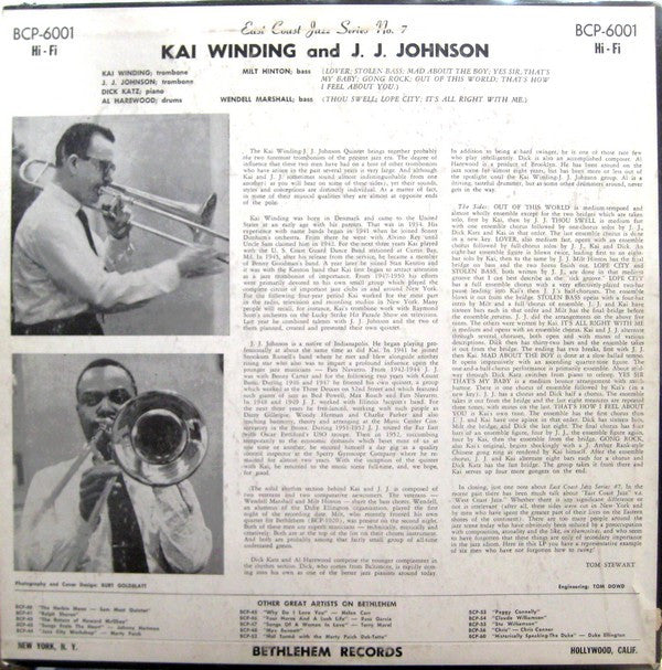 K* + J.J.* : K + J.J. (LP, Album)