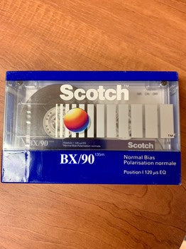 1990-93 Scotch BX Blank Cassette 90mins