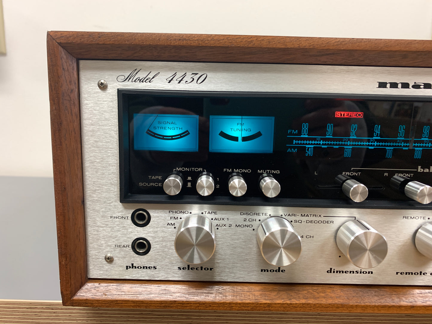 Marantz Model 4430 Stereo Receiver * Original Wood Case * Fully Serviced * $100 Flat Ship USA