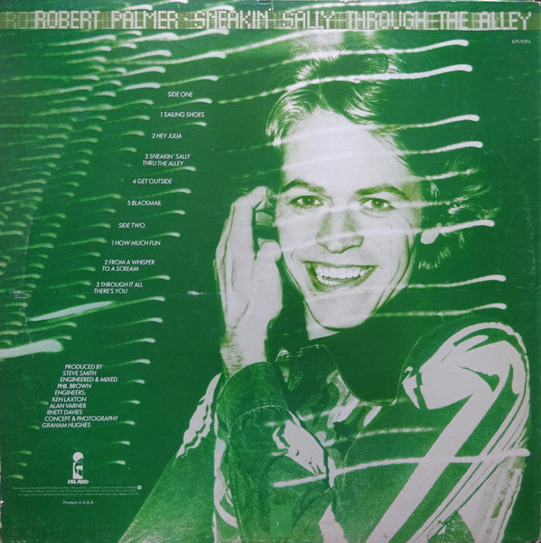 Robert Palmer : Sneakin' Sally Through The Alley (LP, Album, RE)