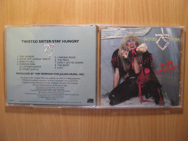 Twisted Sister : Stay Hungry (CD, Album, Club, RE, SRC)