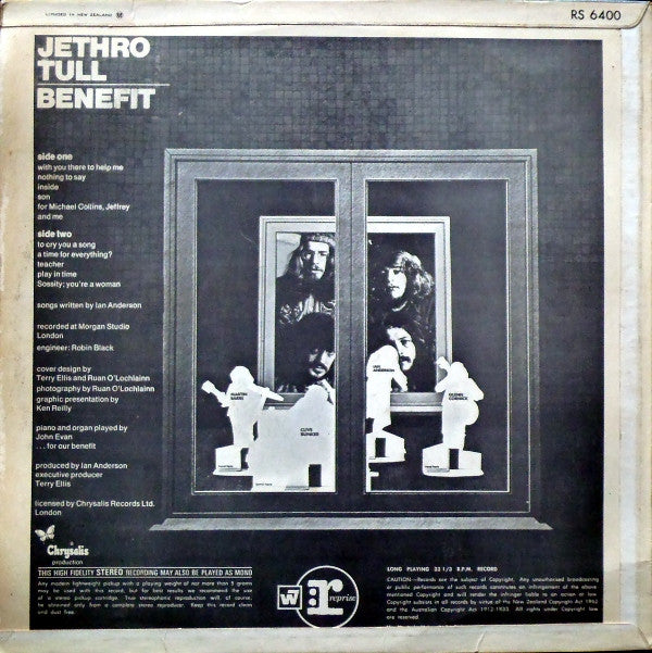 Jethro Tull : Benefit (LP, Album)