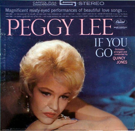 Peggy Lee : If You Go  (LP)