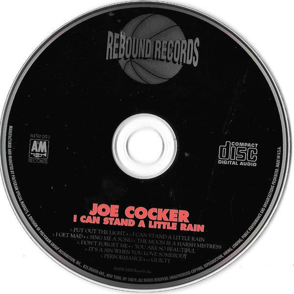 Joe Cocker : I Can Stand A Little Rain (CD, Album, RE, PMD)