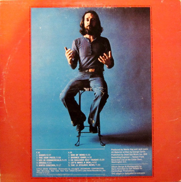 George Carlin : FM & AM (LP, Album, PR )