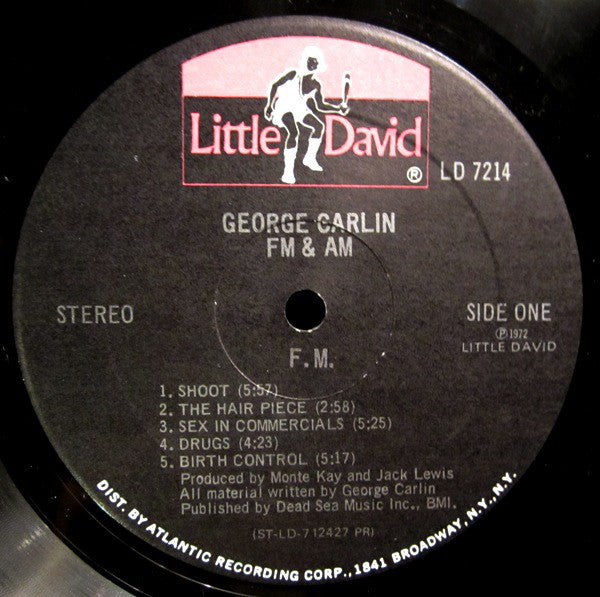 George Carlin : FM & AM (LP, Album, PR )