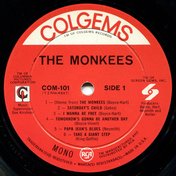 The Monkees : The Monkees (LP, Album, Mono, M/Print, Hol)