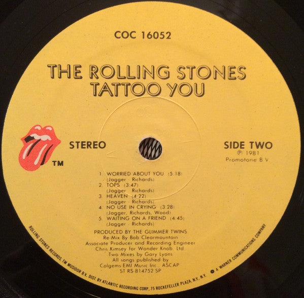 Rolling Stones* : Tattoo You (LP, Album, SP )