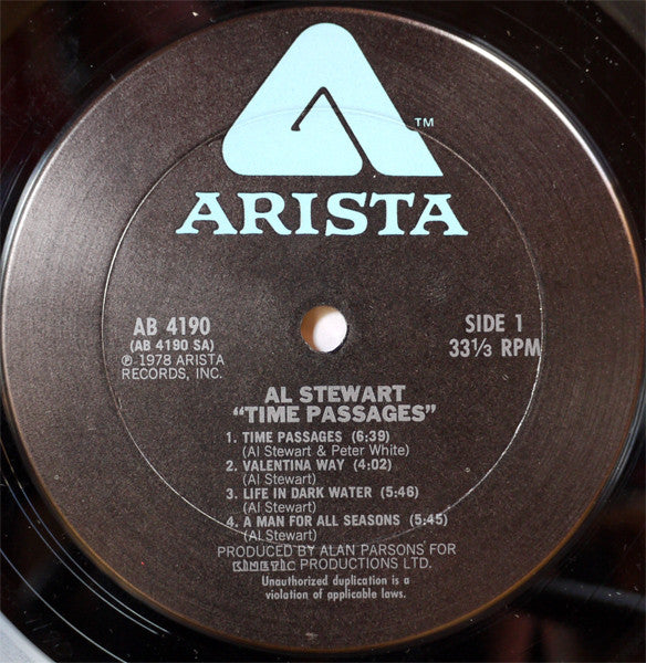 Al Stewart : Time Passages (LP, Album, Ter)