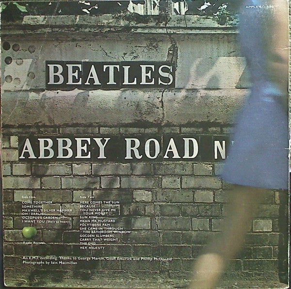 The Beatles : Abbey Road (LP, Album, Scr)