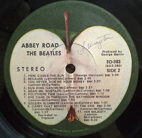 The Beatles : Abbey Road (LP, Album, Scr)