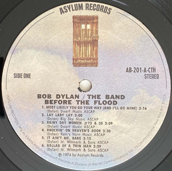 Bob Dylan / The Band : Before The Flood (2xLP, Album, CTH)