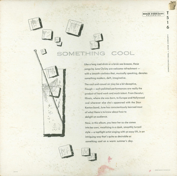 June Christy : Something Cool (LP, Album, Mono, RP, Scr)