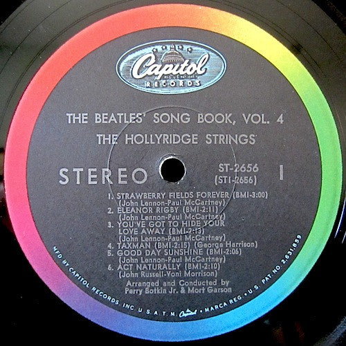 The Hollyridge Strings : The Beatles Songbook Vol. 4 (LP, Album)