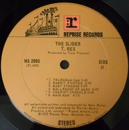 T. Rex : The Slider (LP, Album, Pit)