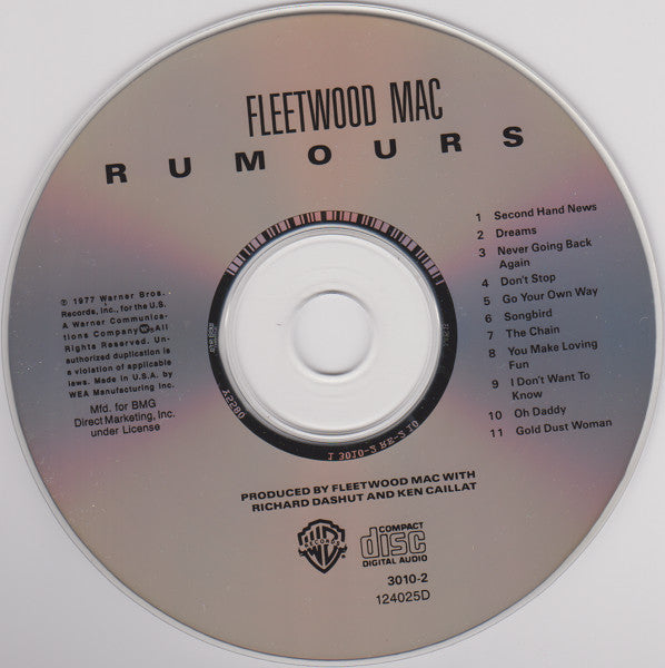 Fleetwood Mac : Rumours (CD, Album, Club, RE, Wea)