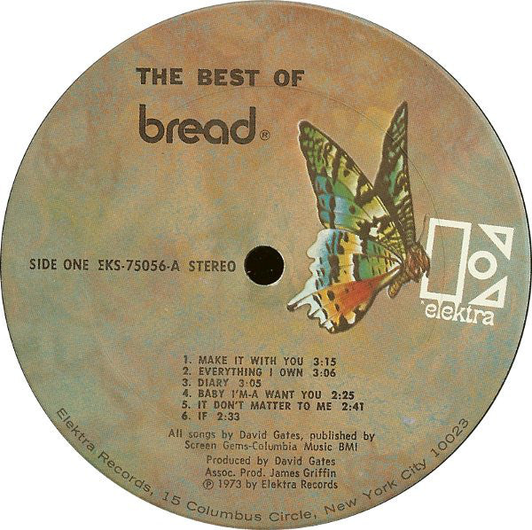 Bread : The Best Of Bread (LP, Comp, Pit)