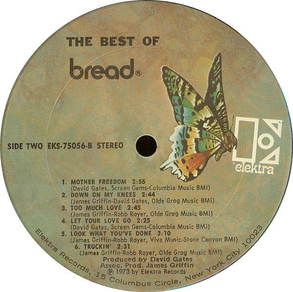 Bread : The Best Of Bread (LP, Comp, Pit)