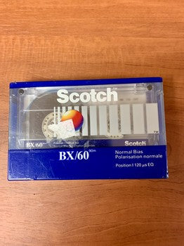 1990-93 Scotch BX Blank Cassette 60mins