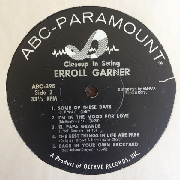 Erroll Garner : Closeup In Swing (LP, Album, Mono)