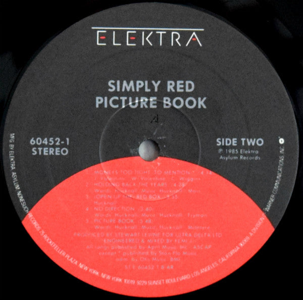 Simply Red : Picture Book (LP, Album, AR )