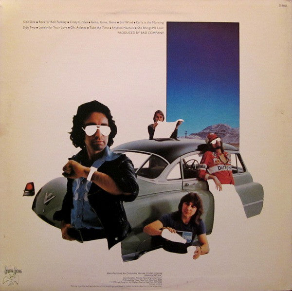 Bad Company (3) : Desolation Angels (LP, Album, Club, CRC)