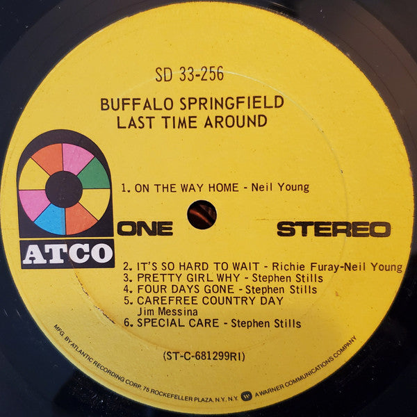 Buffalo Springfield : Last Time Around (LP, Album, RP, RI)