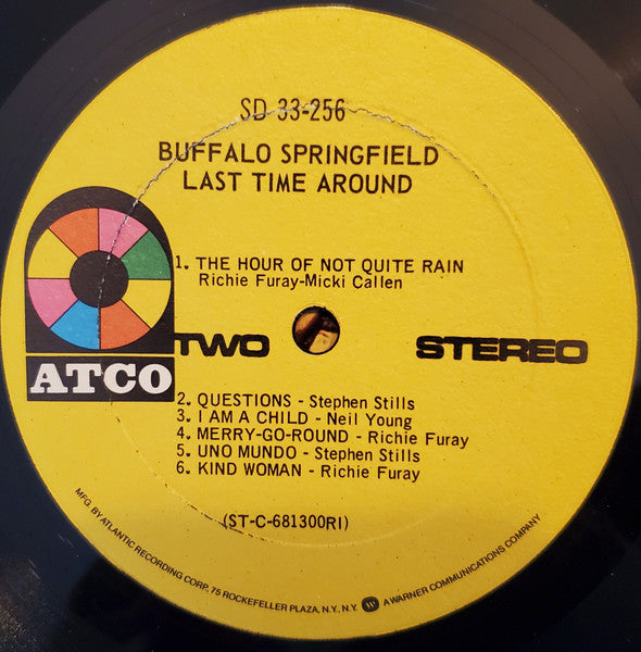 Buffalo Springfield : Last Time Around (LP, Album, RP, RI)