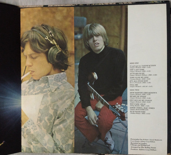 The Rolling Stones : Big Hits (High Tide And Green Grass) (LP, Comp, Mono, All)