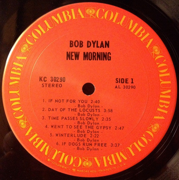 Bob Dylan : New Morning (LP, Album, San)